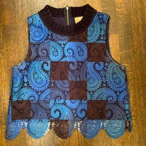 Sea New York Crop lace top